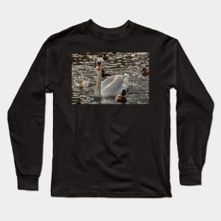 Swan on the Neckar Long Sleeve T-Shirt